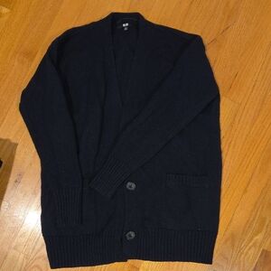 Uniqlo Navy Chunky Cardigan Size M